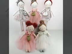 43cm weicher tragendes Schönheits-Kleid Puppen-Plüsch-Toy Baby Girl Plush Dolls