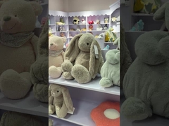 Plüsch-Kleinkind beschuht bequemes sicheres Baby-Kind Toe Rabbit Head Shoes