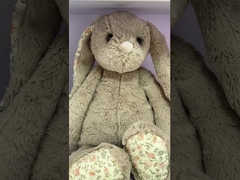 Bequeme Plüsch-Babyschuhe, 9 cm, warme weiße Kaninchenschuhe für Kleinkinder